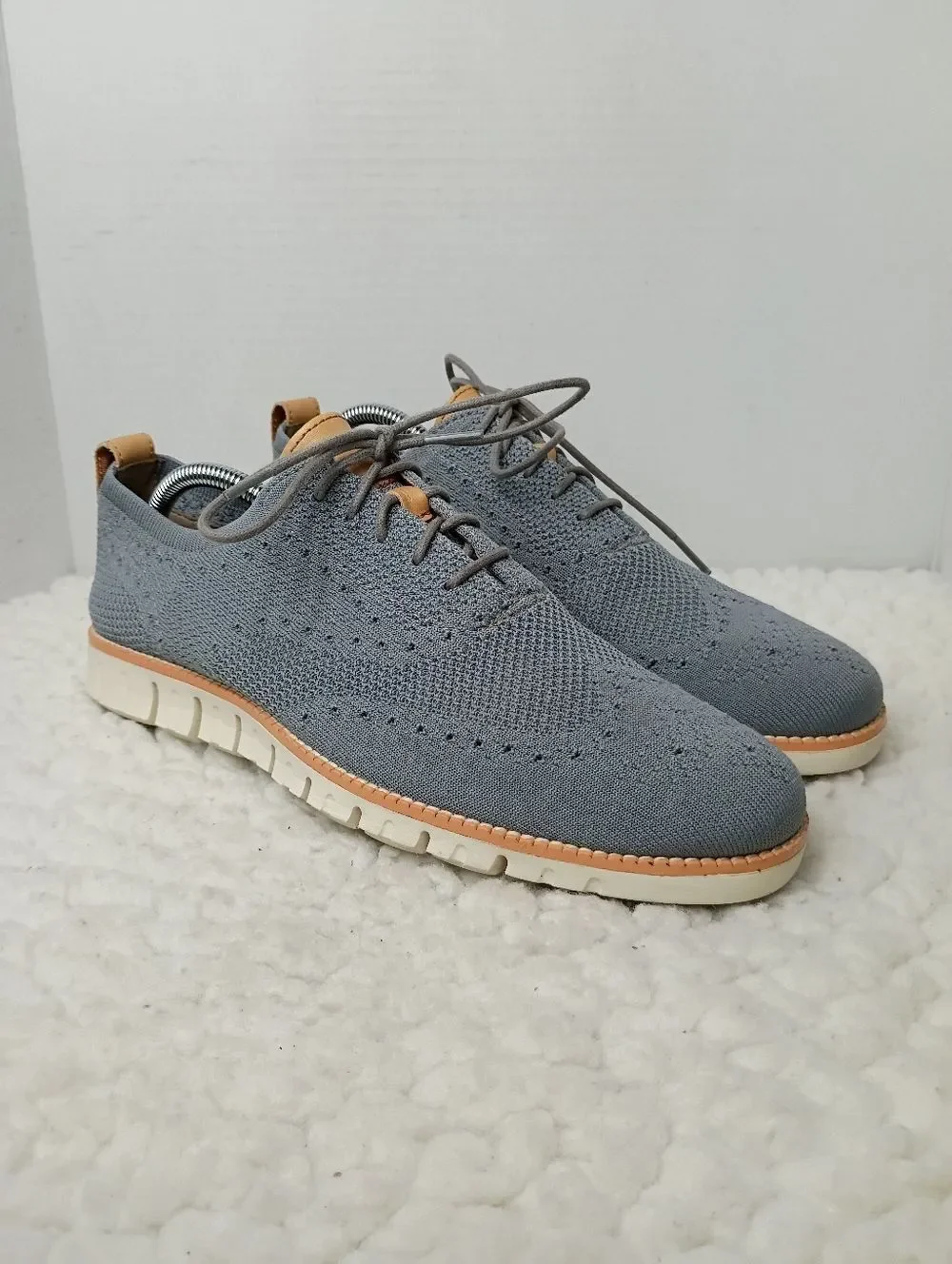 Cole Haan Men's Zerogrand Wingtip Oxford Ironstone Stitchlite Ivory C24944